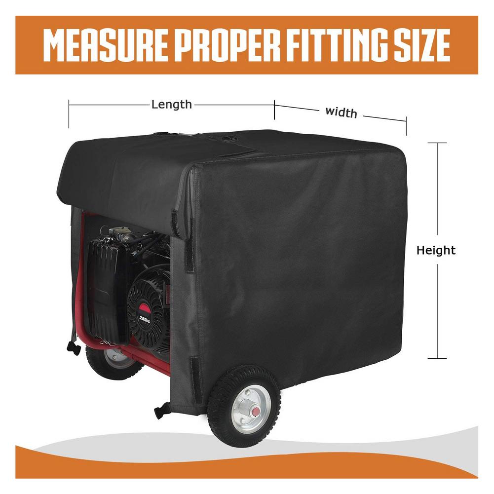 32x24x24 Inch Generator Cover Windproof Protective Covers Canopy Shelter Waterproof Oxford Cloth All-Purpose Covers Accessories
