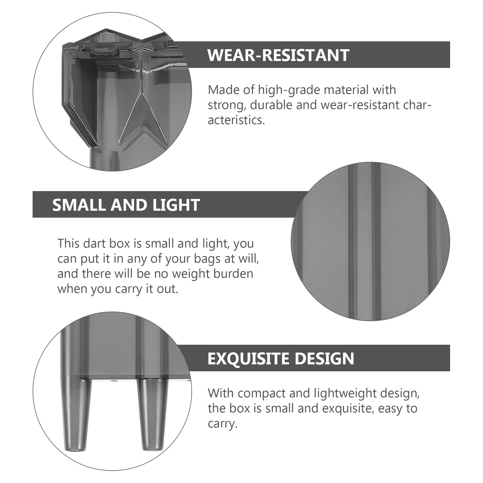 1 Set Dart Carrier Plastic Dart Case Storage Box for Darts Portable Darts Storage Case Dart Box