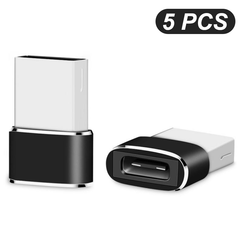 USB 3.0 Male to Type C Female Adapter Converter For Mobile Phone Laptop Type C Earphone Cables Adapter PD to USB Charger Adapter: Silver