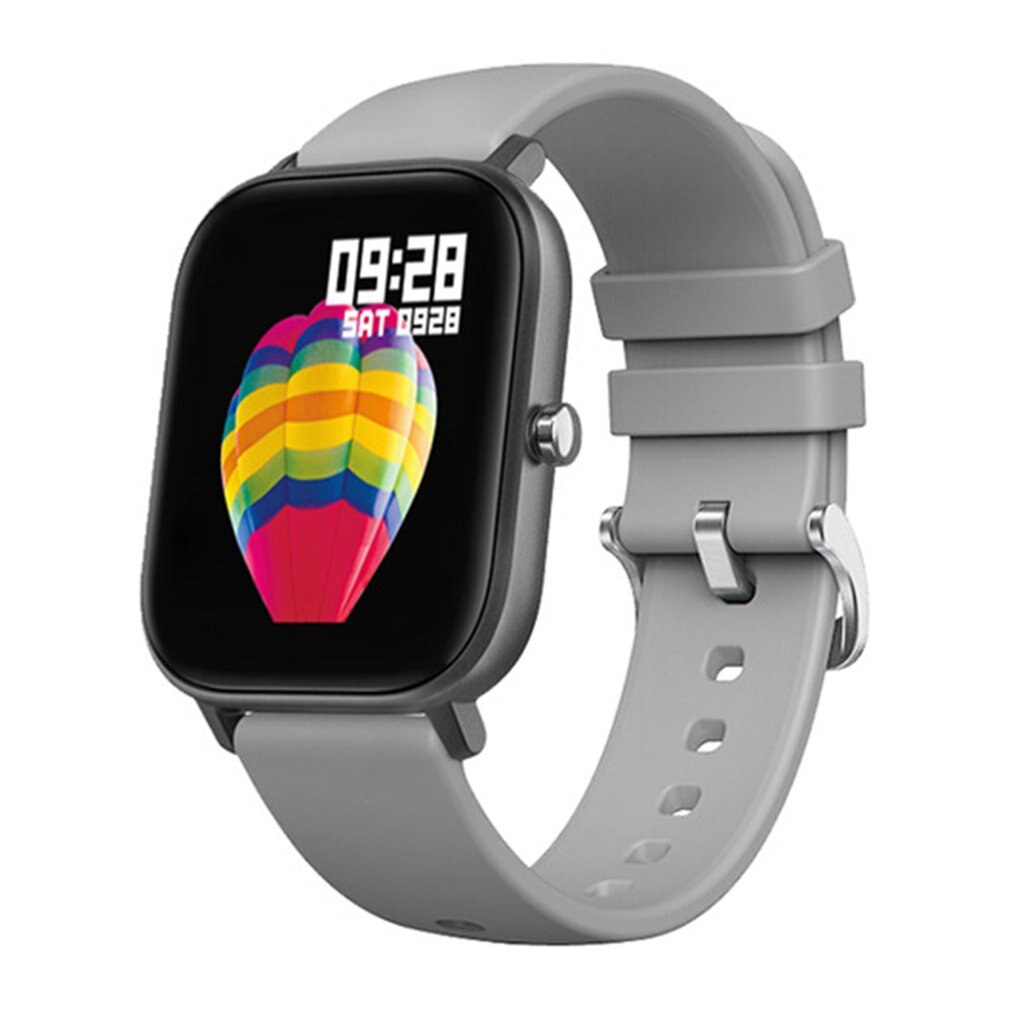 P8 Smart Horloge Sport Ip67 Waterdichte Klok Horloge En Andere Sport Modi Display Smartwatch Smart Polsband: grey