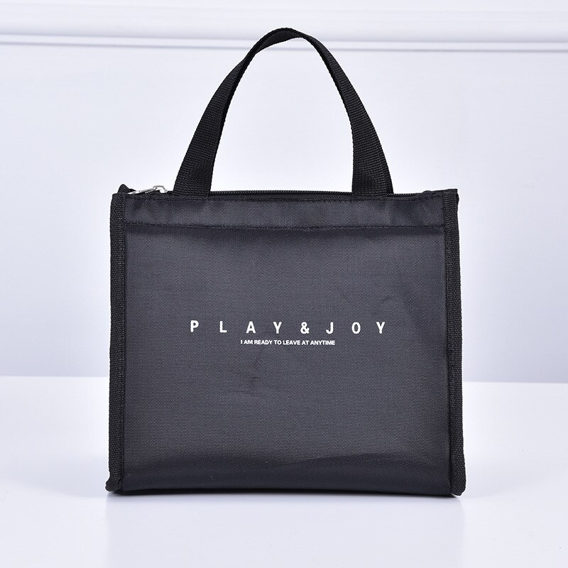 Borsa per isolamento a freddo borsa per il pranzo ispessita borsa per il pranzo impermeabile portatile per picnic per studenti: .24X16X21CM