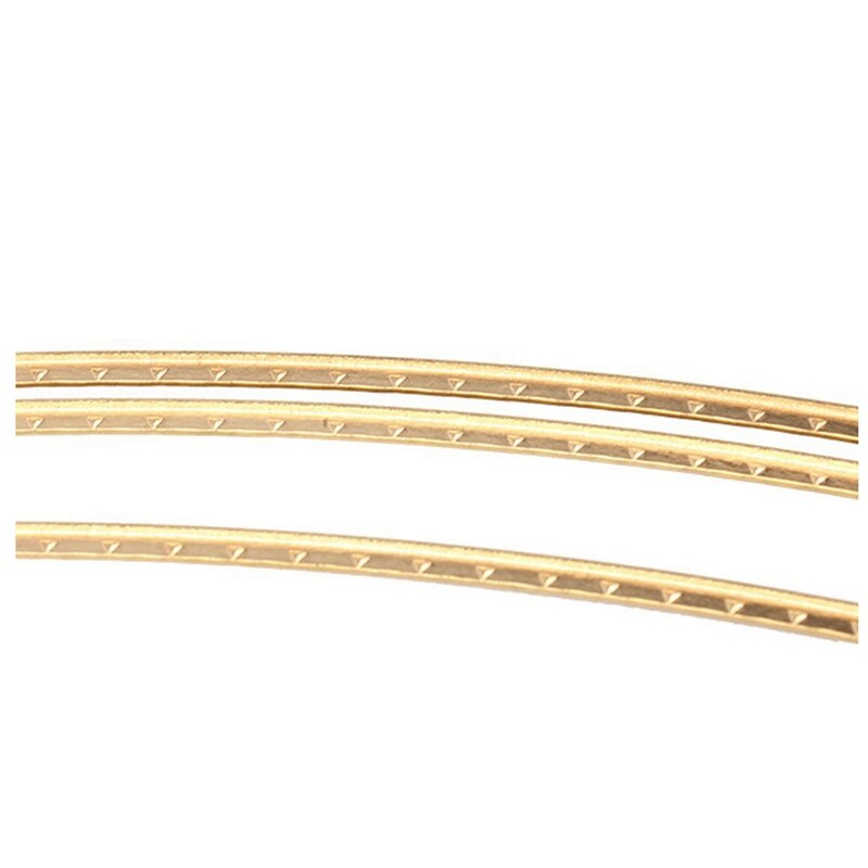 8Ft Golden Copper Fret Wire for Mandolin Banjo Cigar Box Guitar 1.5mm & Guitar Nut Slotting Bridge Pin Hole Slot File