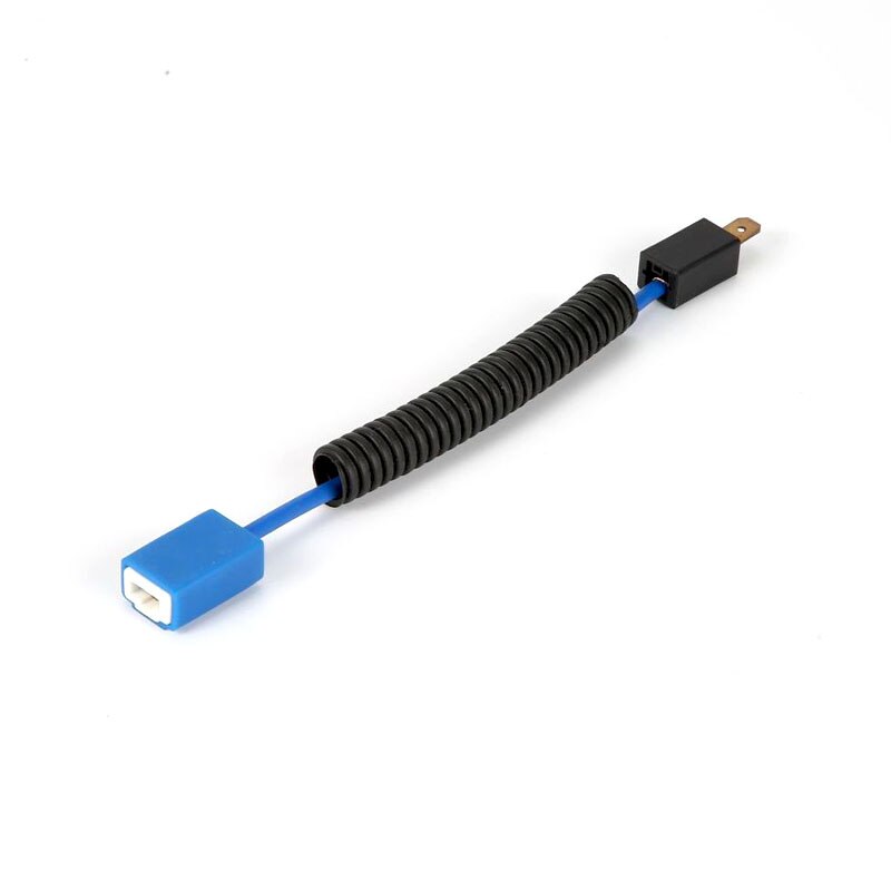 2 pièces universel H1 H7 H4 mâle femelle prise connecteur convient voiture moto ampoule lampes en céramique prise: H1 Straight