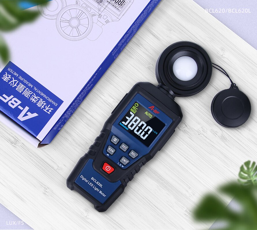 A-BF Digital Photometer Illuminometer Max Min Brightness Tester Luxmeter Photography Lighting Test Flow Light Meter Lux Fc Test