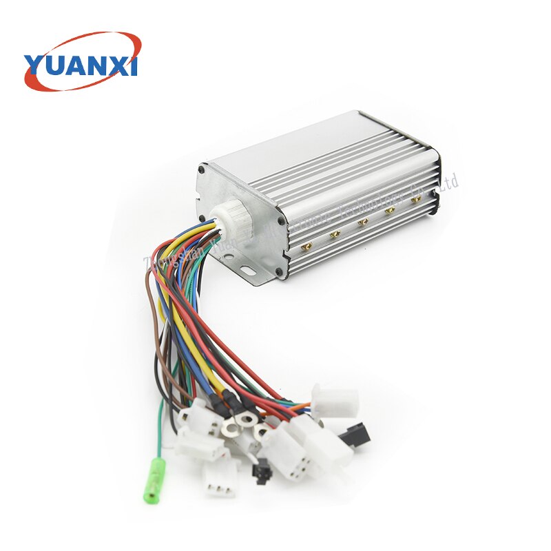 Electric battery car controller 48V/60V/72V 27A 500W brushless intelligent two tricycles universal