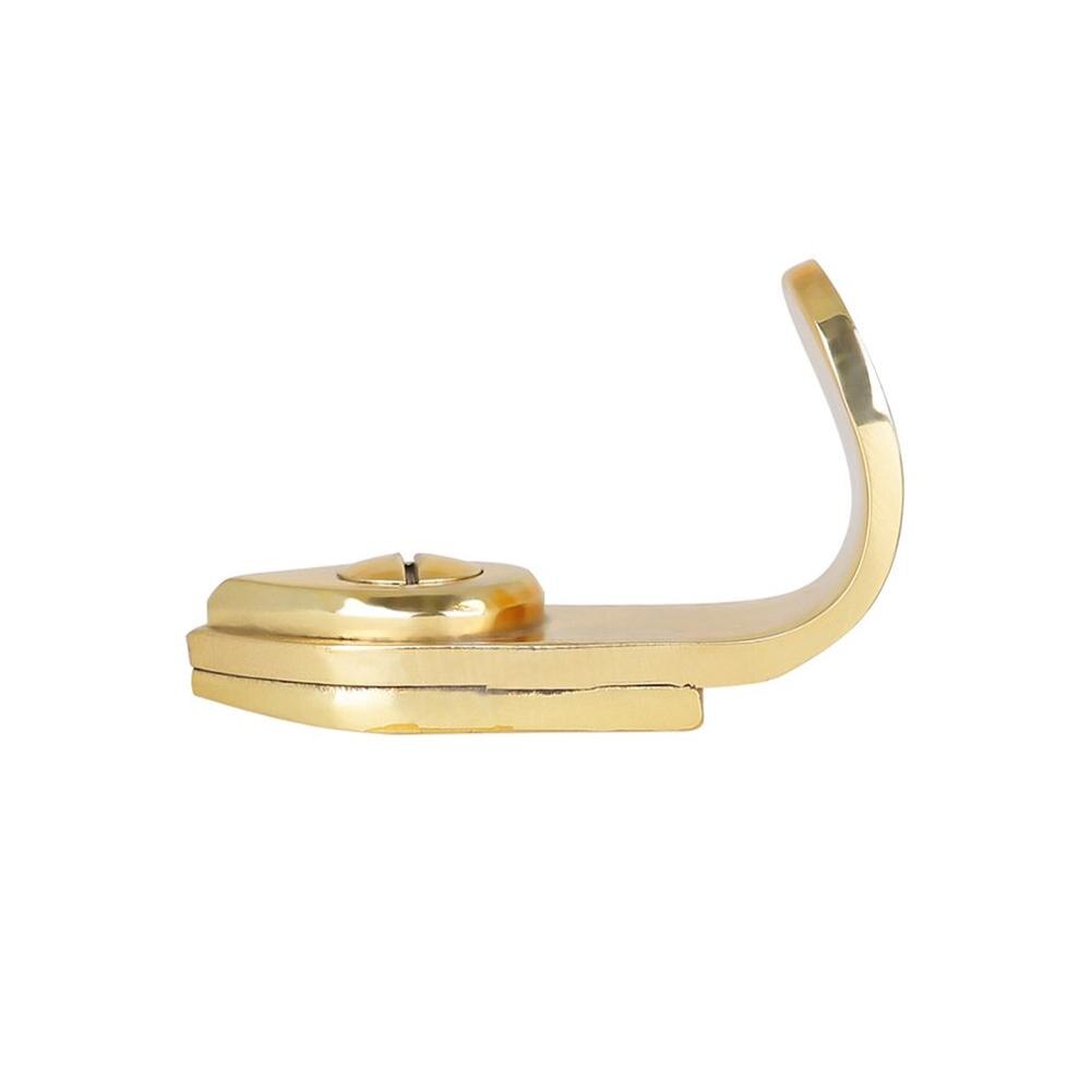 Saxofoon Sax Duimsteun Haak Alto Sax Reparatie Onderdelen Messing Ongeverfd + Vinger Greep Pad Saxofoon Sax Duimsteun haak 1Pcs