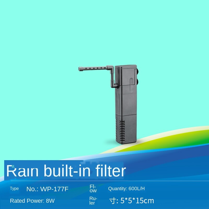 Small fish tank filter submersible pump quiet three-in-one pump aquarium oxygen pump fish culture filter equipment Turtle filter