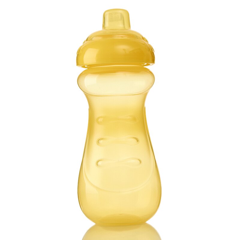 Bebê pp copo infantil aprender a beber garrafa crianças alimentando garrafas de água potável crianças formação drinkware fácil grab t0669: YELLOW