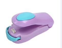 Portable Mini Heat Sealing Machine Impulse Sealer Seal Packing Plastic Bag: Purple