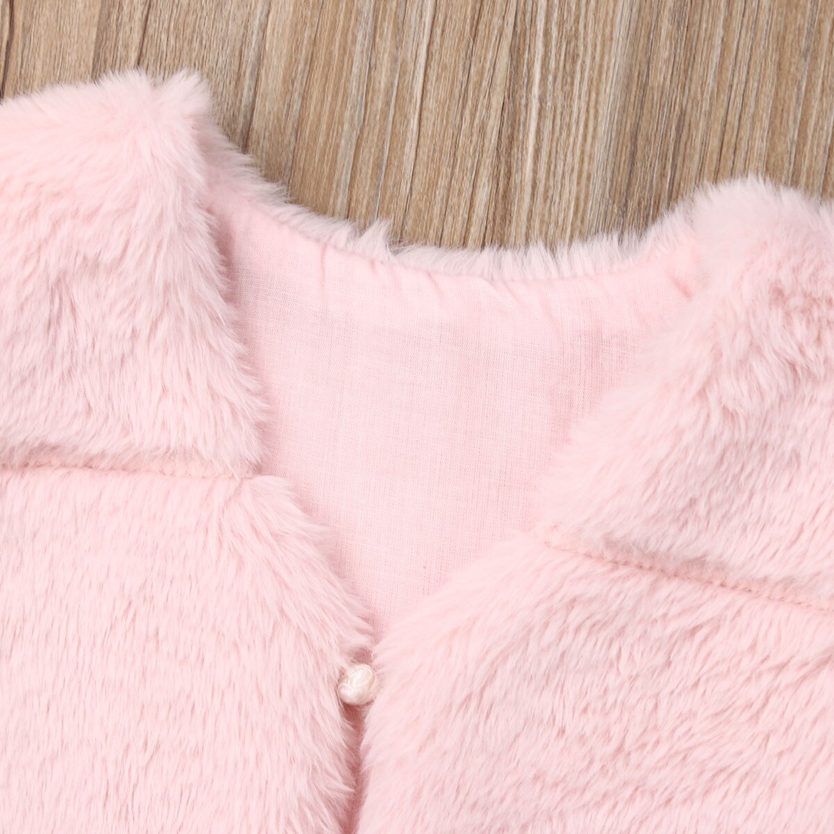 Baby Autumn Winter Clothing Pink Kid Girl Toddler Faux Fur Vest Gilet Winter Waistcoat Coat Body warmer Solid Fuzzy Top