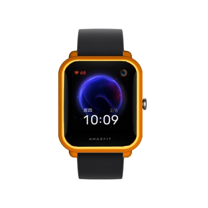 FIFATA TPU Protective Case Bumper For Xiaomi Amazfit Bip U / Bip / POP Smart Watch Cover Edge Frame Shell For Huami Amazfit BipU