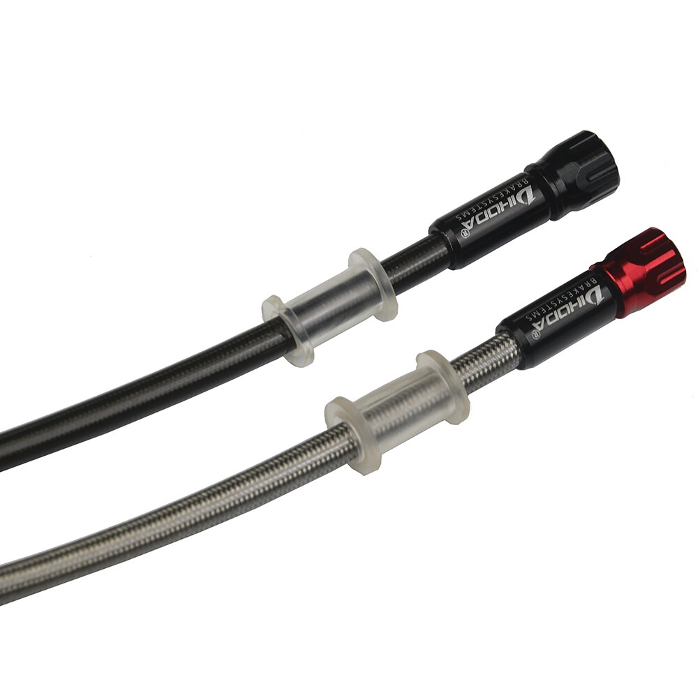 Universal 400mm - 2200mm Motorcycle Hydraulic Brake Hose Line Cable 28 degrees 10mm Banjo Pipe Line Braided oil hose