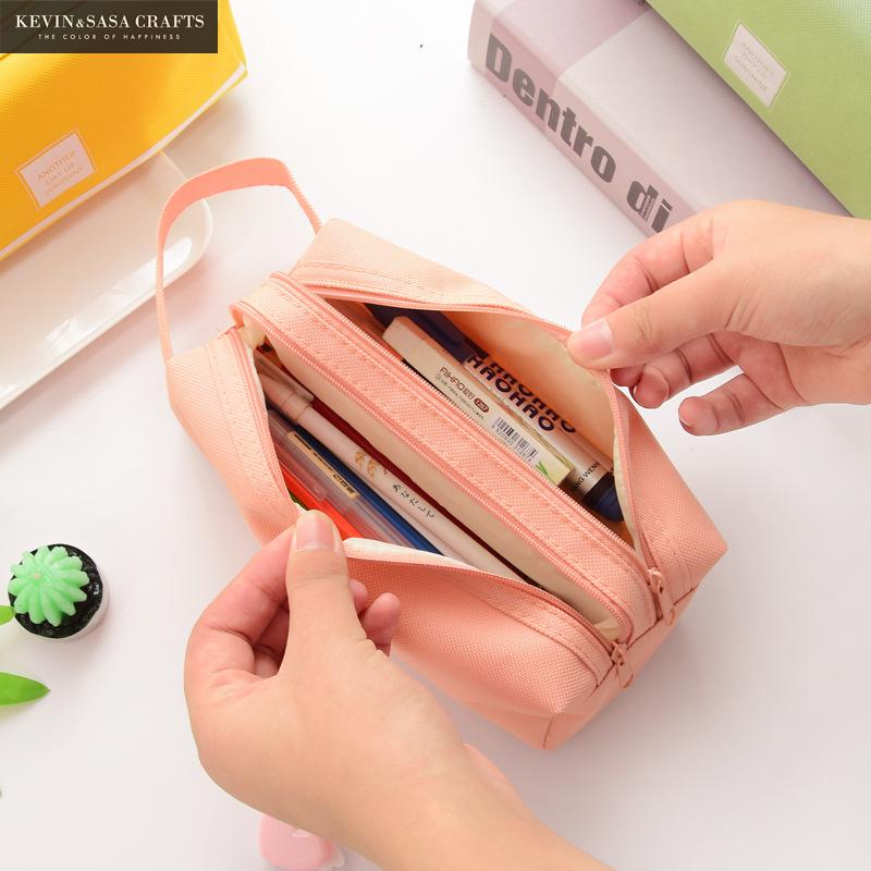 Trousse à crayons super grande 72 pièces porte-crayons tissu fournitures scolaires papeterie boîte scolaire trousse à crayons sac à crayons