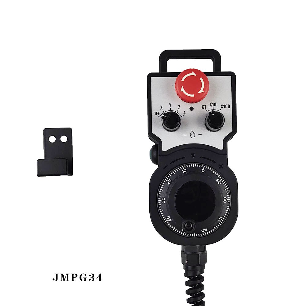 Standard 5v mpg 4-axis 5-axis 6-axis cnc electronic handwheel mach3 motion control system, emergency stop electronic handwheel