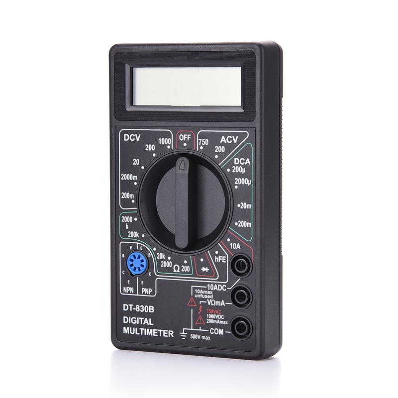 Newest DT-830B LCD Digital Yellow Voltmeter Ohmmeter Ammeter Multimeter Handheld Tester DT830B AC DC home tester #20