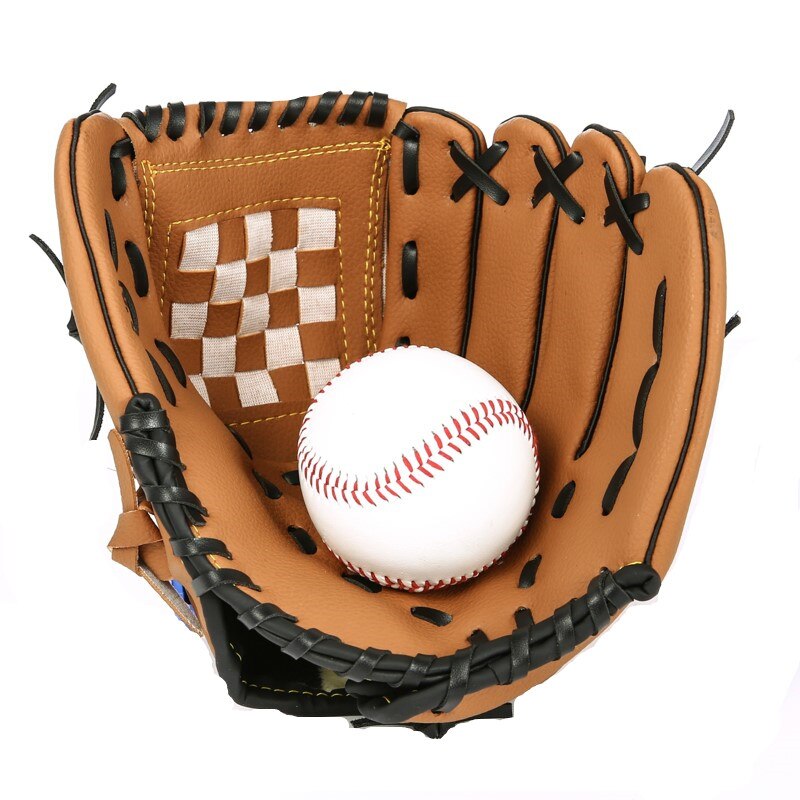 Guantes de bateo del béisbol para hombres y niños, Guante de béisbol de cuero, derecho, de Softball, para jóvenes, para adultos, para deportes al aire libre, BJ50ST