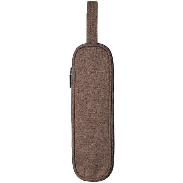 Zestaw obiadowy Travel sztućce kampingowe zestaw wielokrotnego użytku sztućce ze słomka metalowa łyżka widelec pałeczki i przenośny pojemnik: bag C