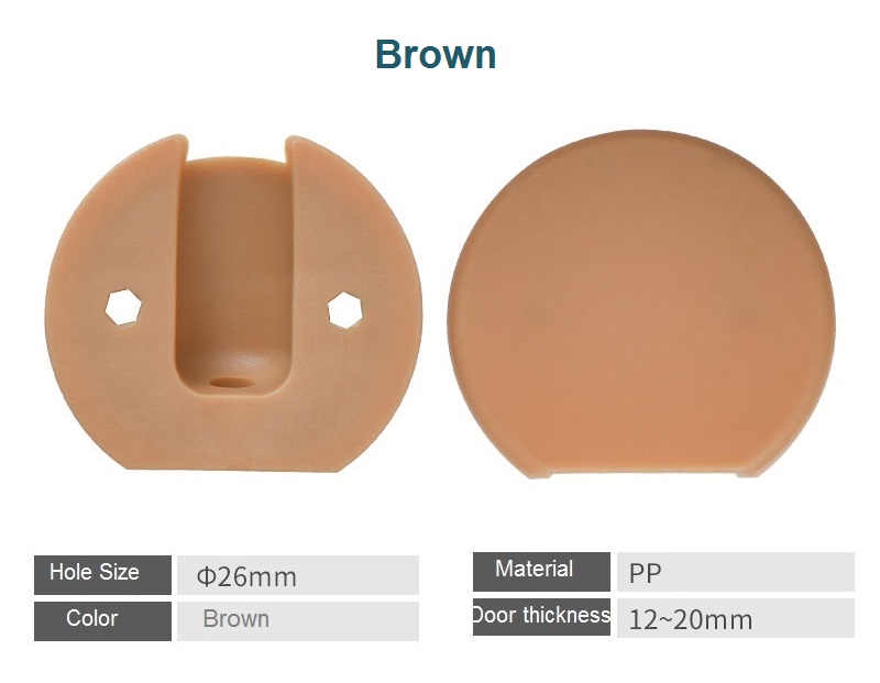 Desk Wire Hole Cover Base Computer Table Connector Grommet Cable Outlet Port Line Box Furniture Hardware, PP, Black/Brown/White: Greyish Brown / 5pcs