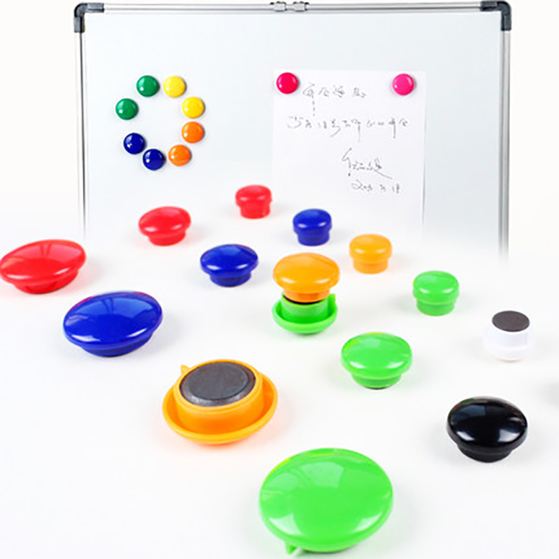 Chinchetas magnéticas de colores para pizarra blanca, tachuelas magnéticas de pulgar para nevera, 6 unidades