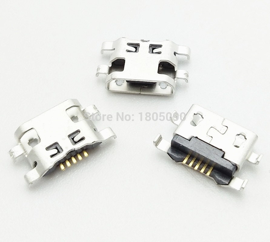 30 stücke Mikro USB umkehren schwere platte 1,2 Ladung Hafen-anschluss für Lenovo A708t S890/für Alcatel 7040N für huaWei G7 G7-TL00