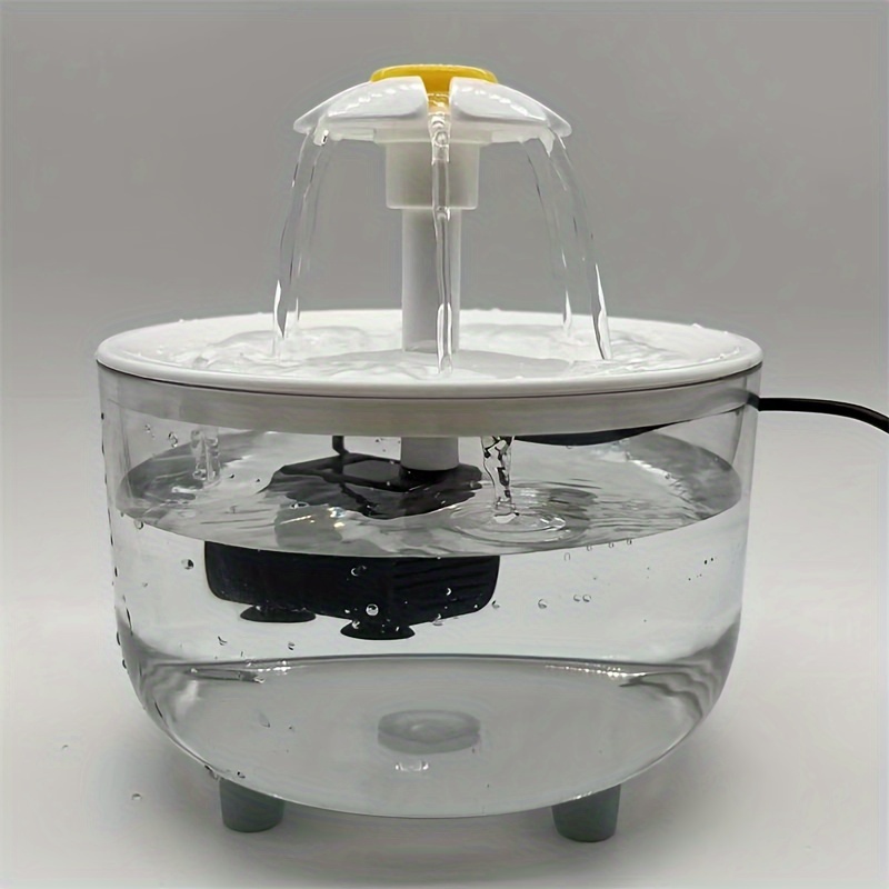 Fuente de agua silenciosa eléctrica USB de 1L para mascotas, tazón de bebida automático para gatos, filtro, dispensador de bebidas para mascotas, bebedero para gatos, filtro de agua