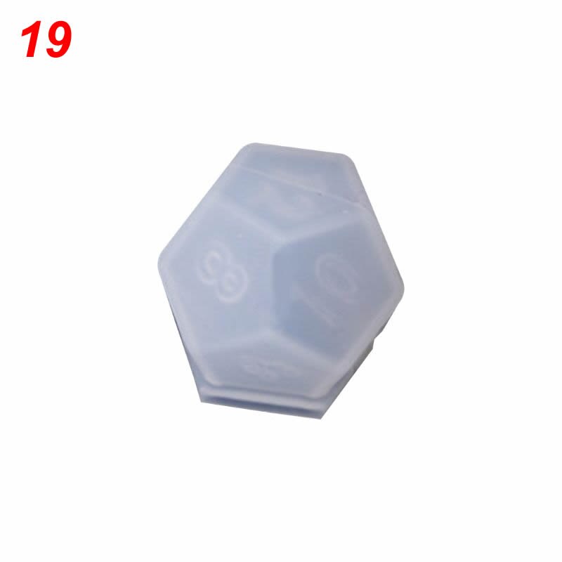 Würfel form DIY Kristall Epoxy Form Würfel Filet Form Multi-spec Digitale Spiel Silikon Form Würfel Machen Form epoxy harz formen: 19