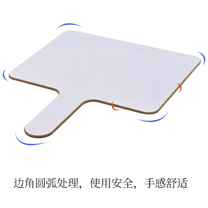 Dubbelzijdig schrijfbord voor kinderen, uitwisbaar tekenbord voor desktoponderwijs, handheld whiteboard voor thuis- en kantoorgebruik