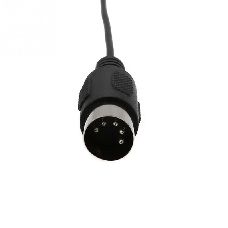 USB Musical Instrument Universal MIDI Cable Converter PC to Music Keyboard Adapter Cord IN-OUT Interface Adapter Cable