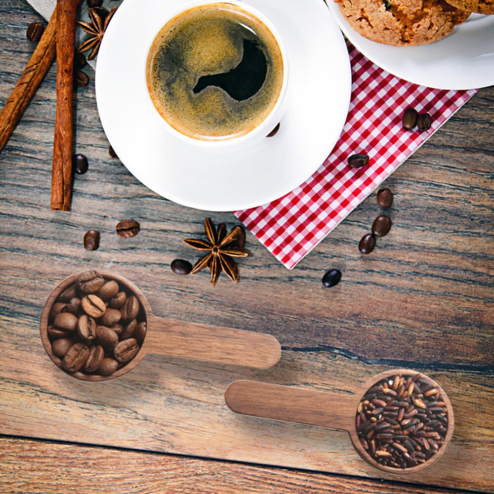 Kaffee Scoop Lange Griff Kaffee Löffel Zucker Pulver Tee Scoop Küche Messlöffel Abdichtung Halten Frische Kaffee Zubehör