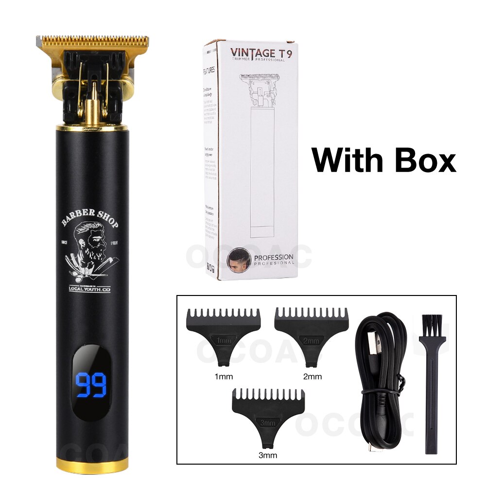 Tondeuse Voor Mannen Oplaadbare Boeddha Dragon Professionele T Scheerapparaat Baard Trimmer Haar Snijmachine Outliner Haar Trimmer: USB G