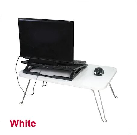 Netbook podstawka robić laptopa biurko łóżko śniadanie serwowane cieszył składane stopy 3 kolor: biały