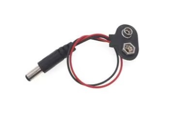 Connecteur de batterie 9V, 10 pièces, Type T, Type I, connecteur à boucle 9 volts, coque en plastique dur, câble d'alimentation de batterie, Clip de prise de cordon: Lavande