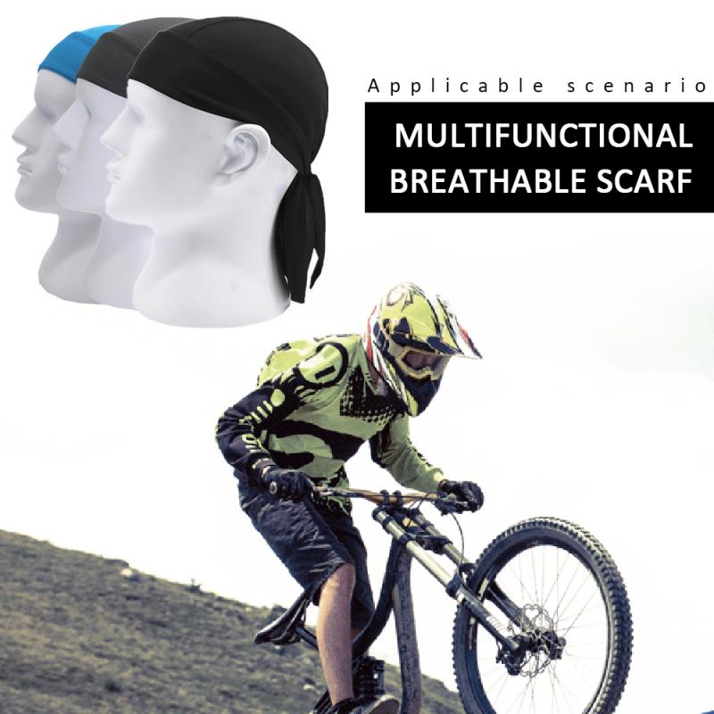 Outdoor Reiten Schnell trocknend Sport Stirnband Feuchtigkeit Wicking Atmungs Sonnencreme Haube Pirate Schal Kleine Radfahren Caps