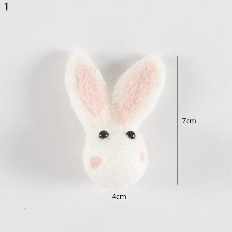 1PC Wool Felt DIY Craft Mini Carrots/Animal Poke DIY Kits Brooch Accessories Christmas Tree Decorations Hat Kids Hair Band: 1