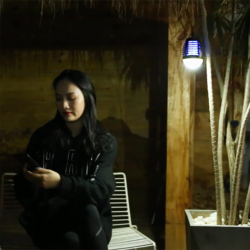 USB Lamp Camping Mosquito Killer Camping Lantern Bug Zapper Tent Light Portable IPX6 Waterproof Mosquito Killer LED Lantern