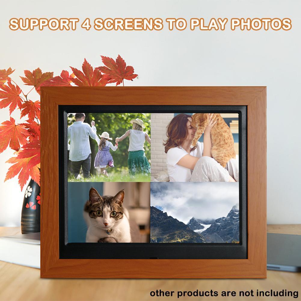Household Products Led Digital Photo Frame Electronic Timing Video Calendar Clock Album Playing Alarm Mp3 M9e1