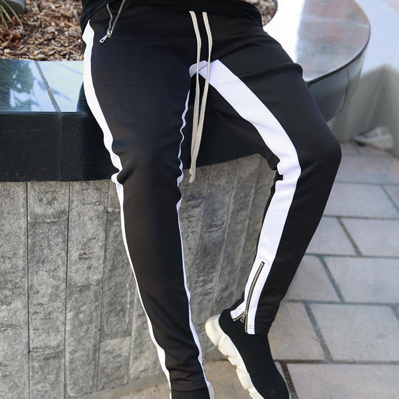 Vinter træning streetwear efterår sport bukser mænd snøre træning jogging lange bukser fodbold træning joggingbukser herrebukser
