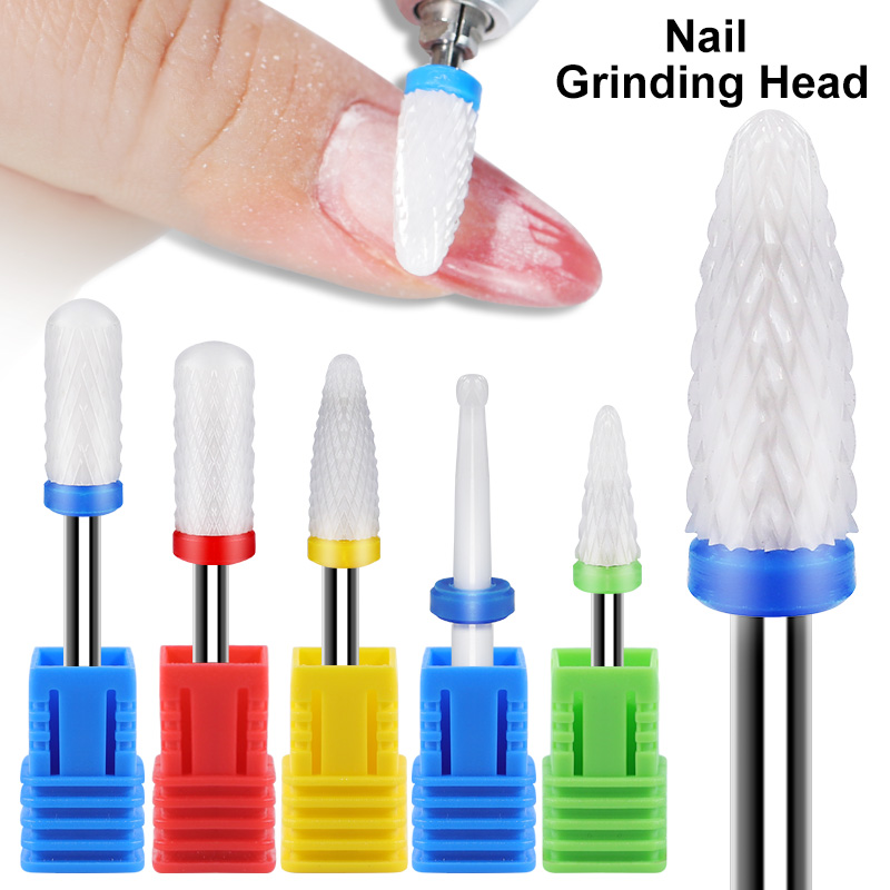 Keramik Nagel bohrer Nagel bohrer für Acryl näGel Gel Nagellack Beruf elle elektrische Manikübetreffend Maschine Zubehör