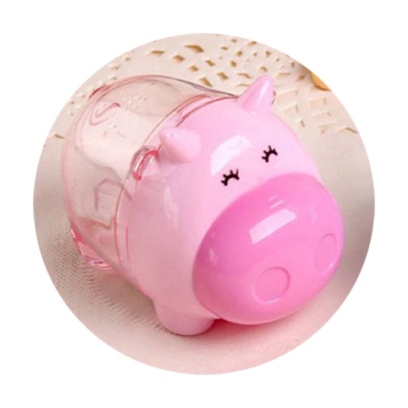 Cute Pig Pencil Sharpener Kindergarten Pupils Stationery School Office Supplies Color Random