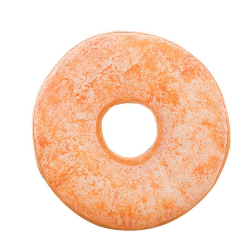 Чехол Подушка Zachte Pluche Kussen Case Voor Home Decoratieve Kussens Voor Sofa Zoete Donut Voedingsmiddelen Kussenhoes Speelgoed Cojines Для дома