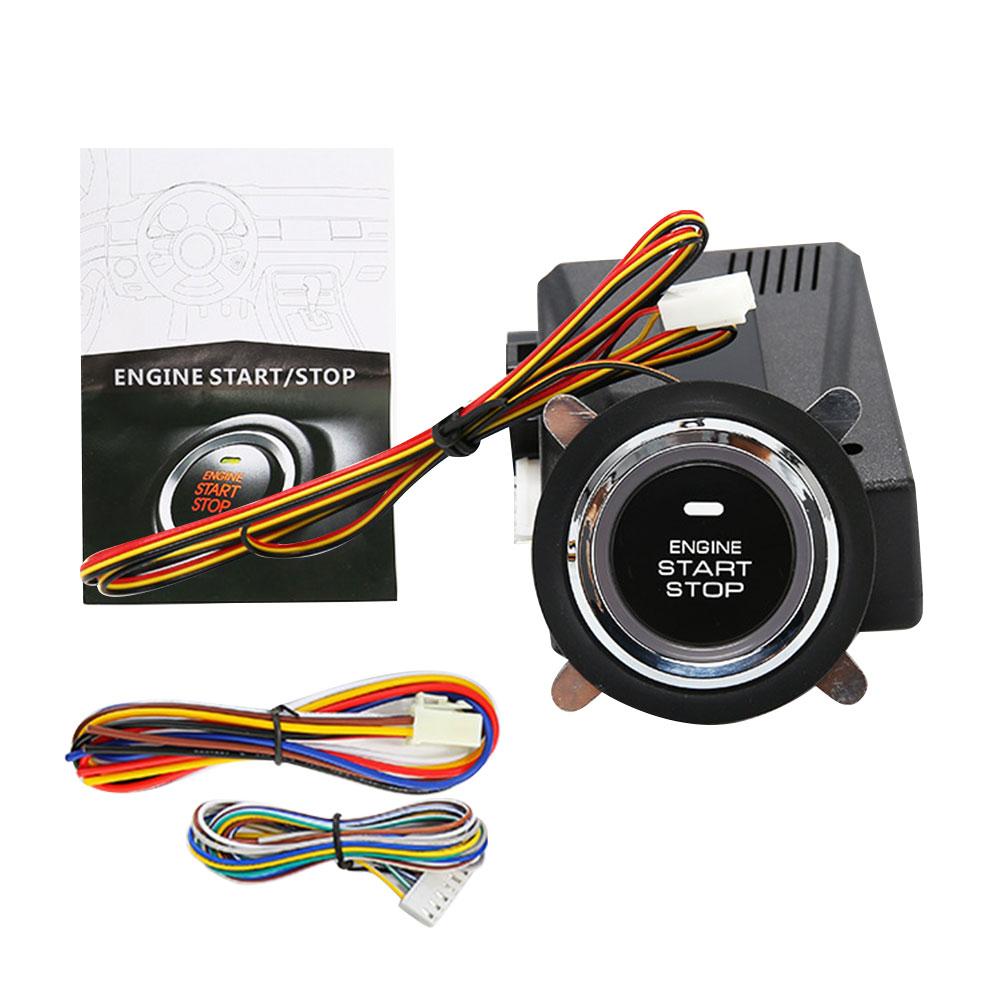 Sistema de arranque sin llave DC12V, Control remoto, botón de arranque de coche de un paso, llave de arranque de Encendido automático, sin sistema de entrada