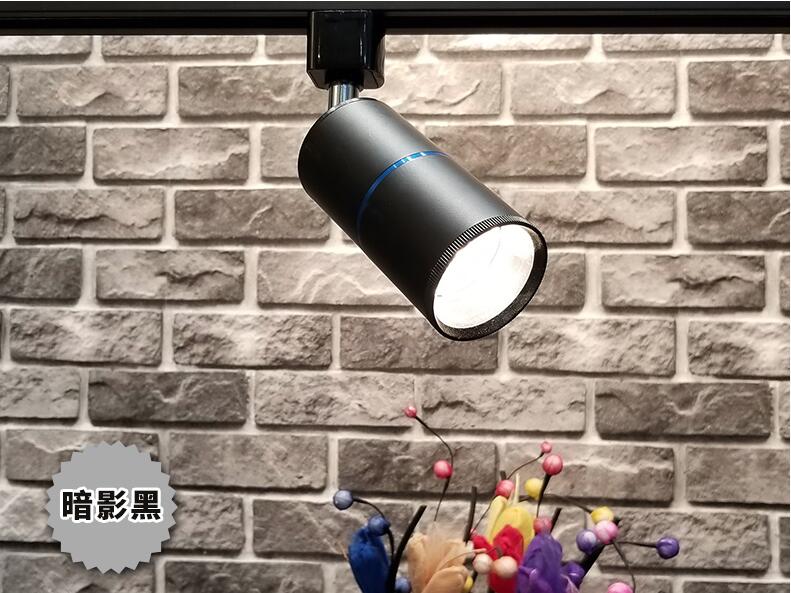 COB LED Spoor Licht Lamp 7W 12W AC85-265V Spoor Verlichtingsarmaturen Spots Plafond Lightsfor Winkel Mall Tentoonstelling gratis shipp: Black / 12W Warm White