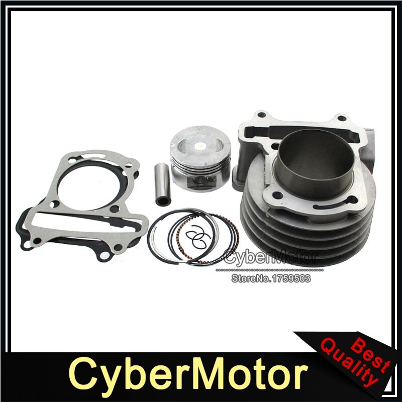 100cc stora hål 50mm cylinder kit för 139 qmb  gy6 50cc 80cc moped skoter fyrhjuling atv