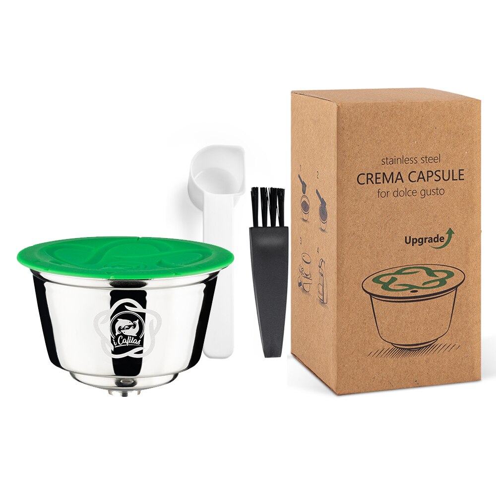 Capsule di caffè ricaricabili riutilizzabili per Dolce Gusto Maker Nespresso Caffè espresso e cialde filtro per il latte Accessori per caffè: plum