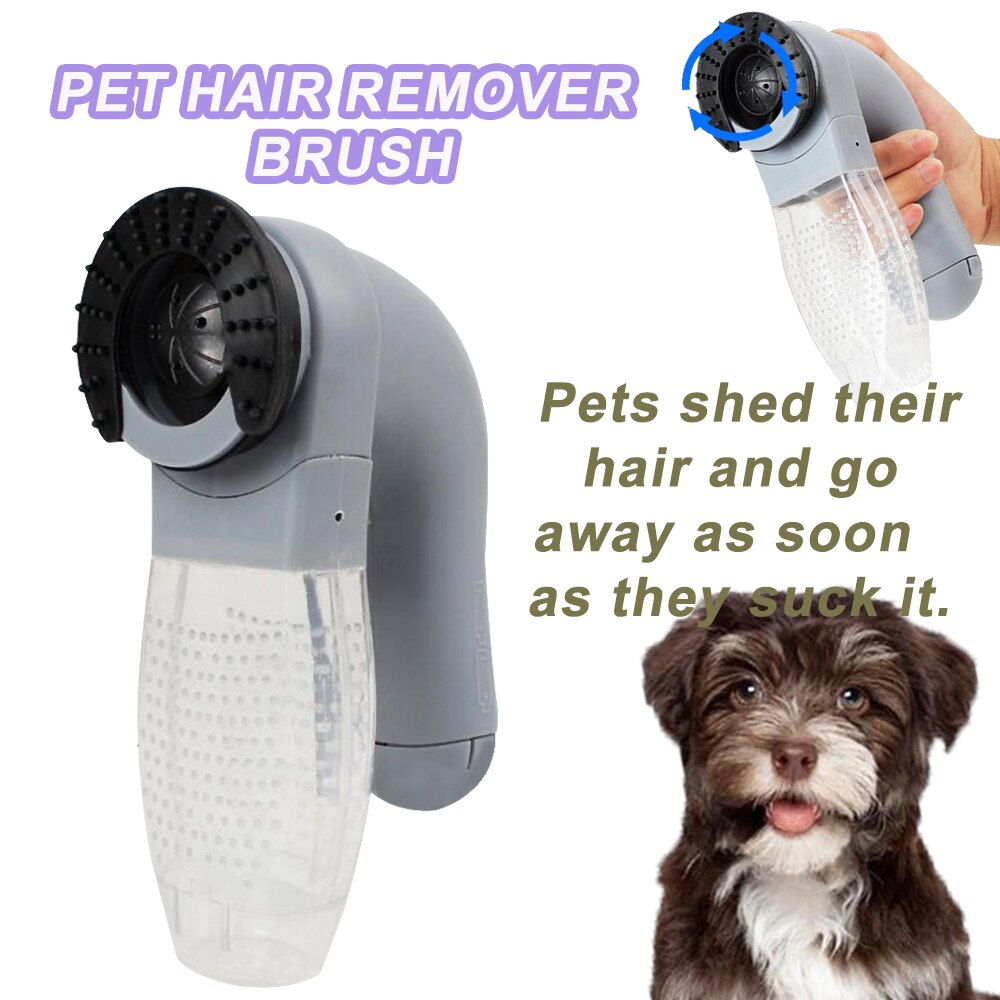 Electric Pet Vacuum Cleaner Dog Fur Hair Remover Puppy Vacuum Trimmer Machine 3