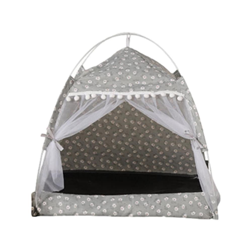 Tienda plegable portátil para mascotas, casa para gatos, Corralito, perrera, valla de fácil operación con puerta de pantalla