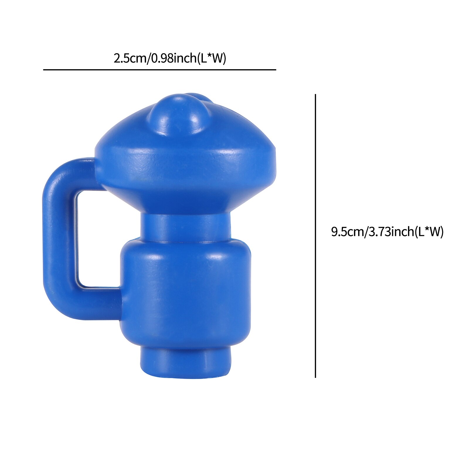 8Pcs Trampoline End Cap Pp Plastic End Caps 2.5Cm Diameter Behuizing Pole Cap Voor Trampoline Netto Polen Lichtgewicht en Duurzaam