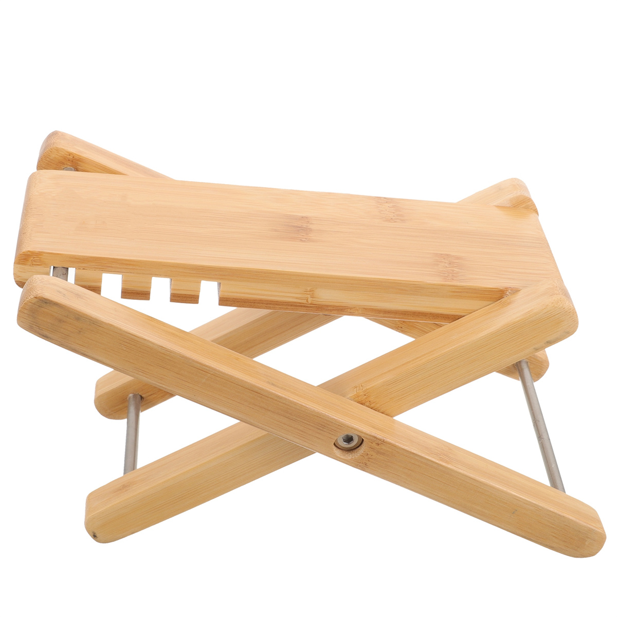 Miwayer guitar fodskammel massivt træ guitar fodstøtte støtte utility med justerbar højde skridsikre puder guitar halsstøtte fodstøtte: Lysegul