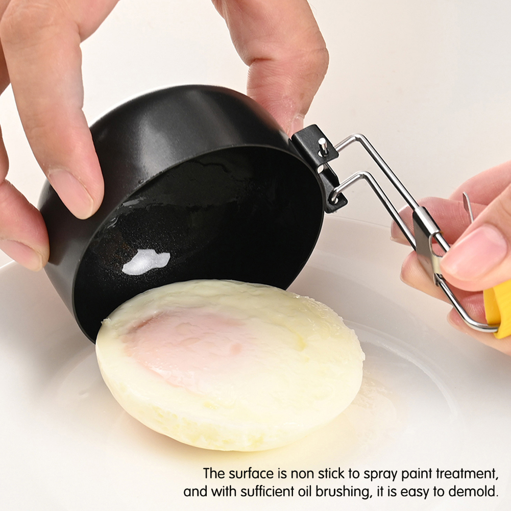 Steamer Egg Cooker Folding Nonstick Egg Poaching Cups Multi-purpose Single Egg Poachers Breakfast Essential for Home Cooking