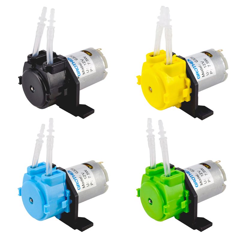 Q0KF 12V péristaltique bricolage Aquarium dosage chimique pompe tête de Tube